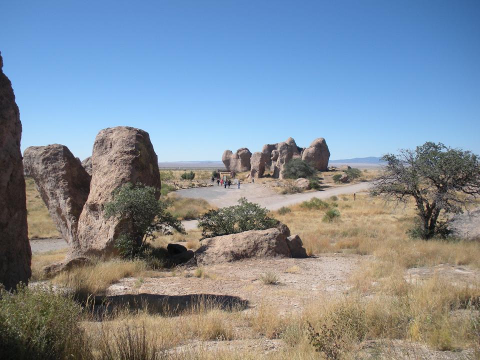 The City of Rocks is New Mexico a state park located 33 miles from Silver City.