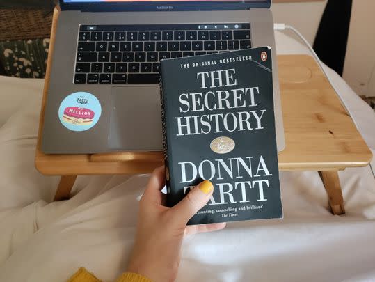 I'm loving The Secret History by Pulitzer prize-winning author Donna Tartt right now