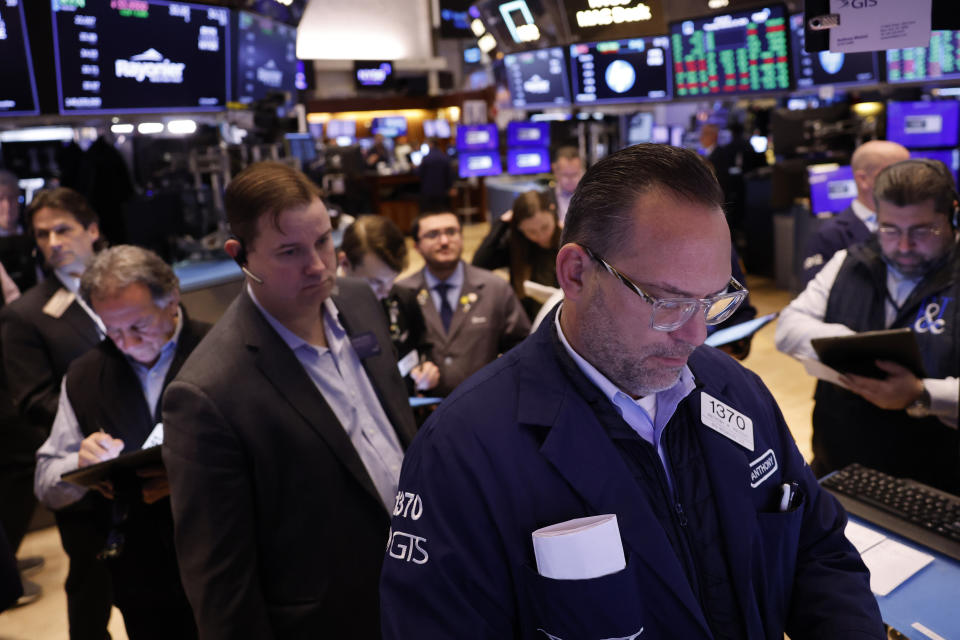 ftse NEW YORK, NEW YORK - FEBRUARY 29: Traders work on the floor of the New York Stock Exchange during morning trading on February 29, 2024 in New York City. Stocks opened up on the rise as investors await the latest release of inflation data from the Personal Consumption Expenditures (PCE) index, the Federal Reserve's preferred inflation indicator.  (Photo by Michael M. Santiago/Getty Images)