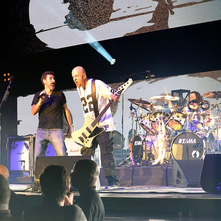 System of a Down onstage