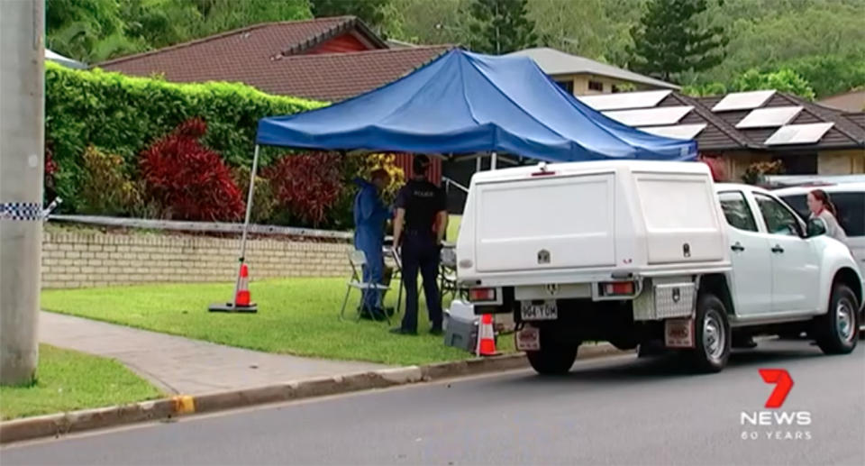 Mystery surrounds the deaths of a couple found dead, with significant injuries, in the home of a Queensland anaesthetist. Source: 7 News