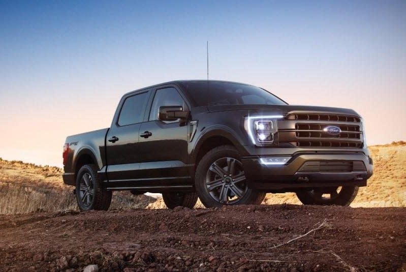 The NHTSA said Tuesday that owners of 2021-2023 Ford F-150 trucks will get a recall letter expected to be mailed Jan. 29. A rear axle hub bolt on models with the Trailor Tow Max Duty package and a 9.75-inch heavy duty axle with a 3/4 float axle could fail. Photo courtesy of Ford media