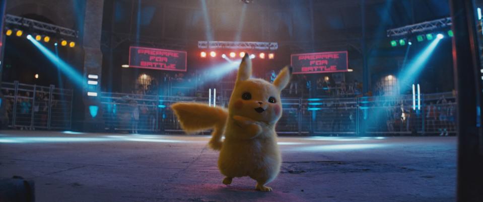 Detective Pikachu (RYAN REYNOLDS) in Legendary Pictures’ and Warner Bros. Pictures’ comedy adventure “POKÉMON DETECTIVE PIKACHU,” a Warner Bros. Pictures release.