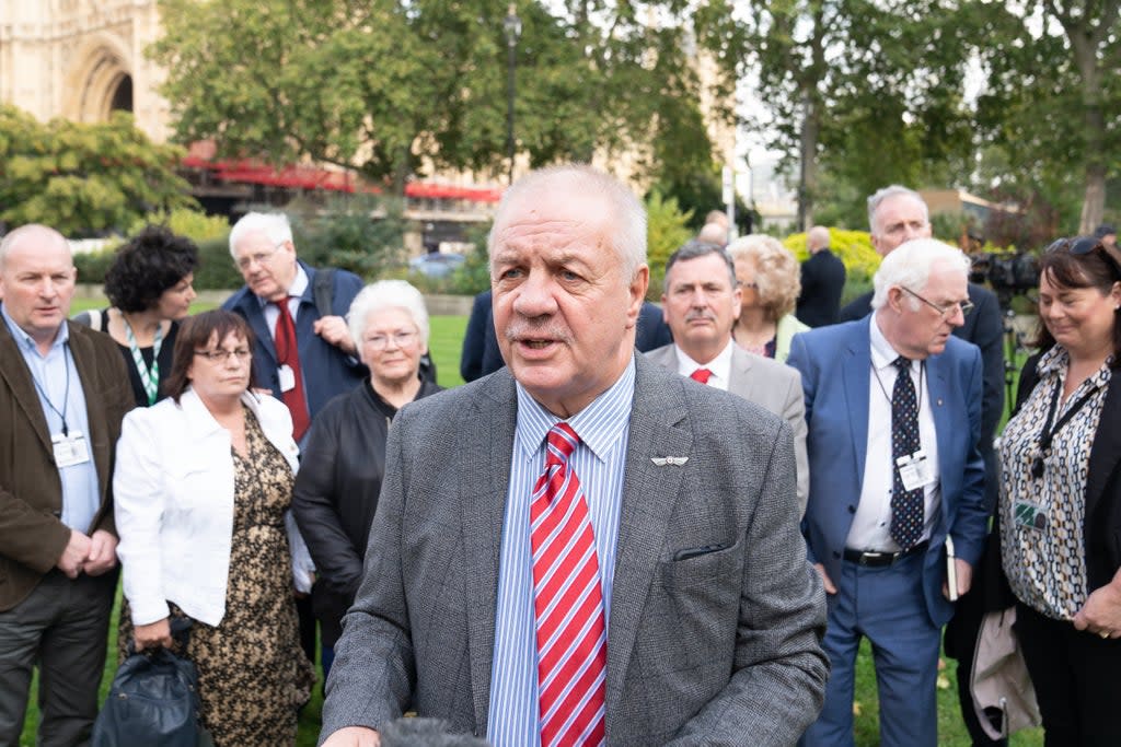 Raymond McCord, whose son was murdered by loyalist paramilitaries in north Belfast in 1997 (Stefan Rousseau/PA) (PA Wire)