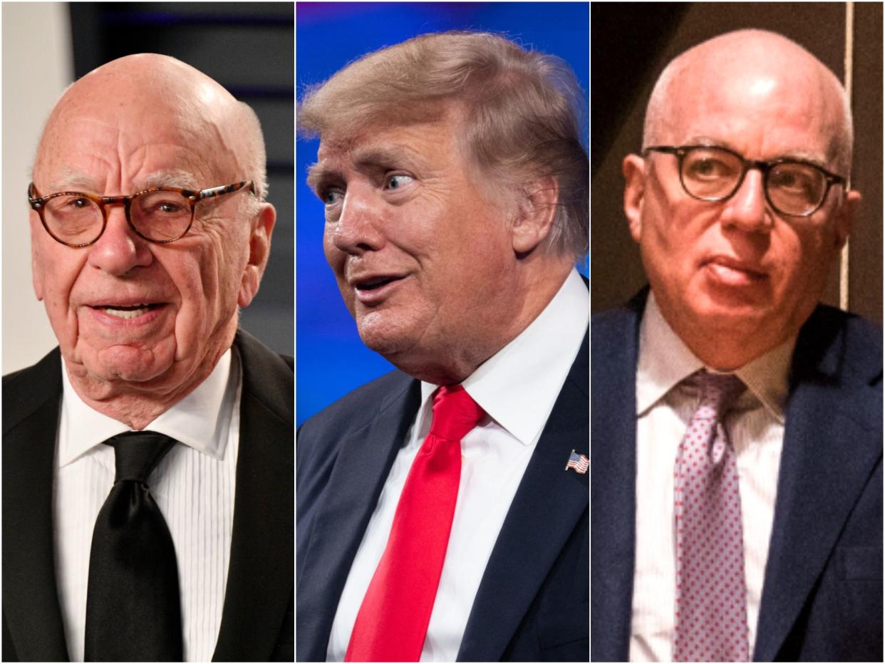 Author Michael Wolff has said that Fox News owner Rupert Murdoch “hates” former President Donald Trump but “loves” the money he brings Fox News.  (Getty Images)