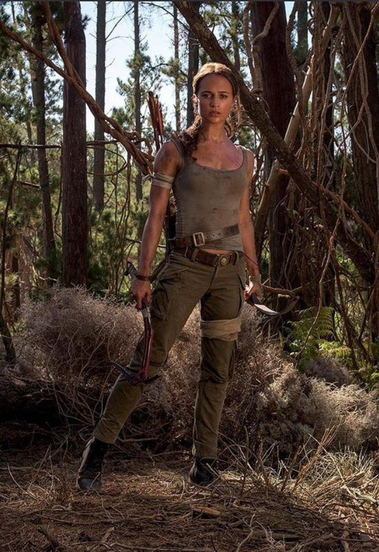 She looks killer as Lara Croft. Source: Warner Bros