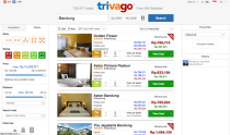 <p><b>Trivago</b><br>Der Name des Online-Hotelanbieters “trivago” ist in drei Farben geteilt und somit auch in drei Worteinheiten: <b>Tri</b>ps <b>Va</b>cations <b>Go</b>! – lautet die ausformulierte Form des Internetportals. </p>