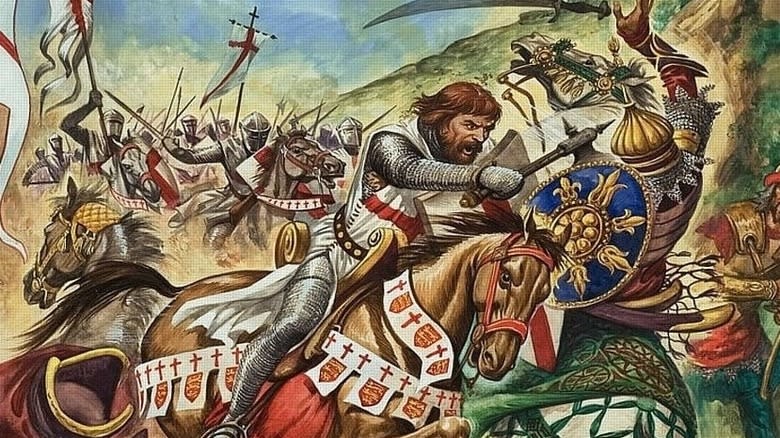 King Richard in battle
