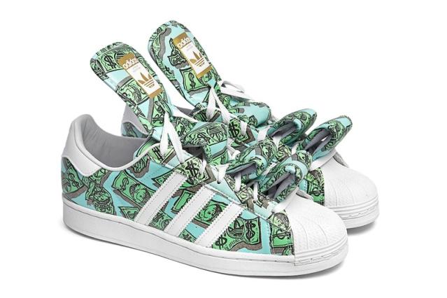 Jeremy Scott Gives the adidas Originals Superstar a Money Makeover