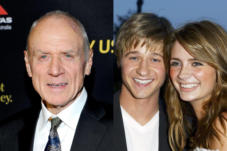 Alan Dale, Ben McKenzie and Mischa Barton starred in The OC together (Getty)