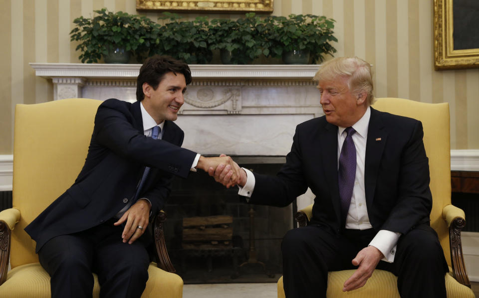 Trudeau Trump