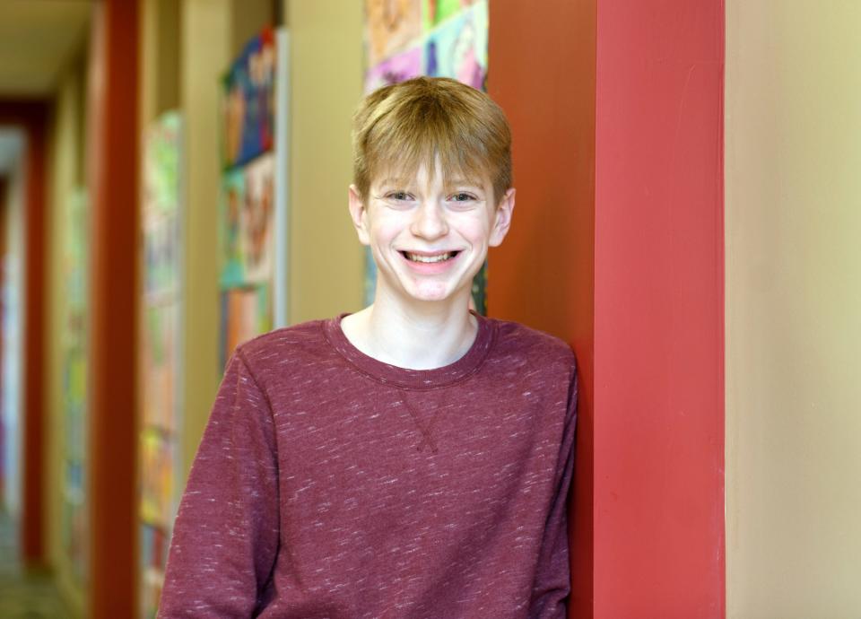 Luka Novakovic, a student at Northwest Middle School, a Canton Repository Synchrony Financial Kid of Character for February.  Wednesday,  February 15, 2023.