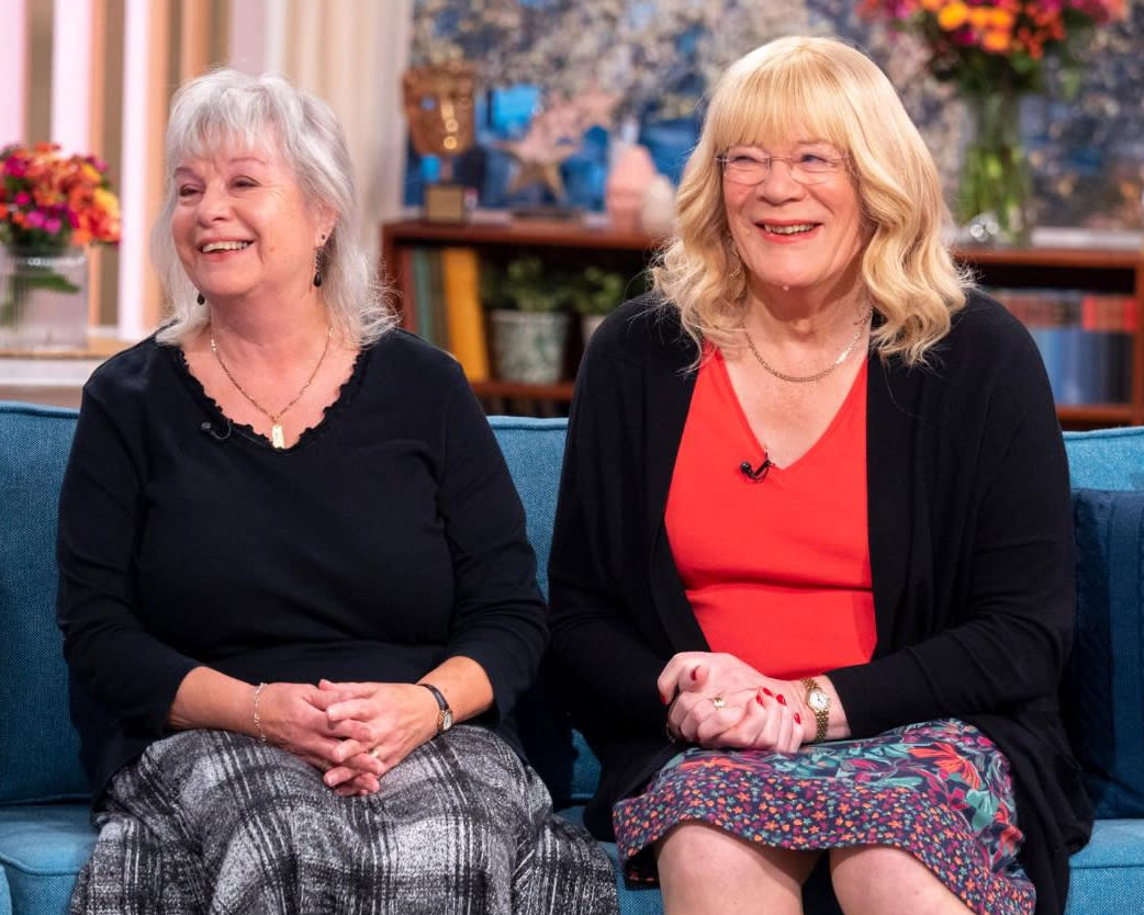 Barbara and Jane Hamlin have stayed happily married, despite Jane transitioning as a woman. Pictured here on the ITV This Morning show. (Image: Ken McKay/ITV/Rex Features/Shutterstock)