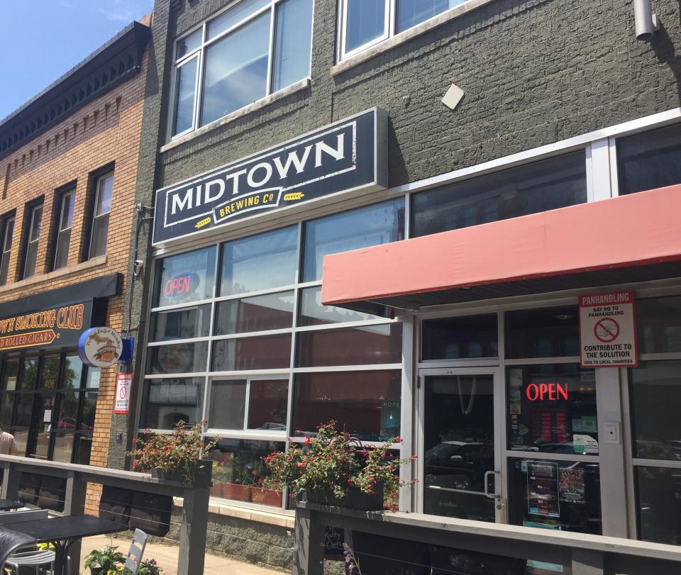Midtown Brewing Co. in downtown Lansing, located on Washington Sq.