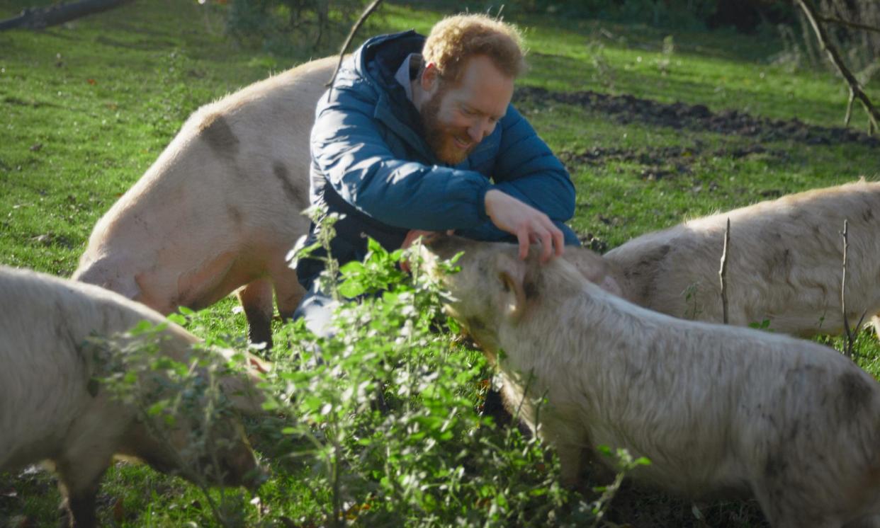 <span>A long way from Shangri-La … Thomas Pickering in I Could Never Go Vegan.</span><span>Photograph: Dartmouth Films</span>