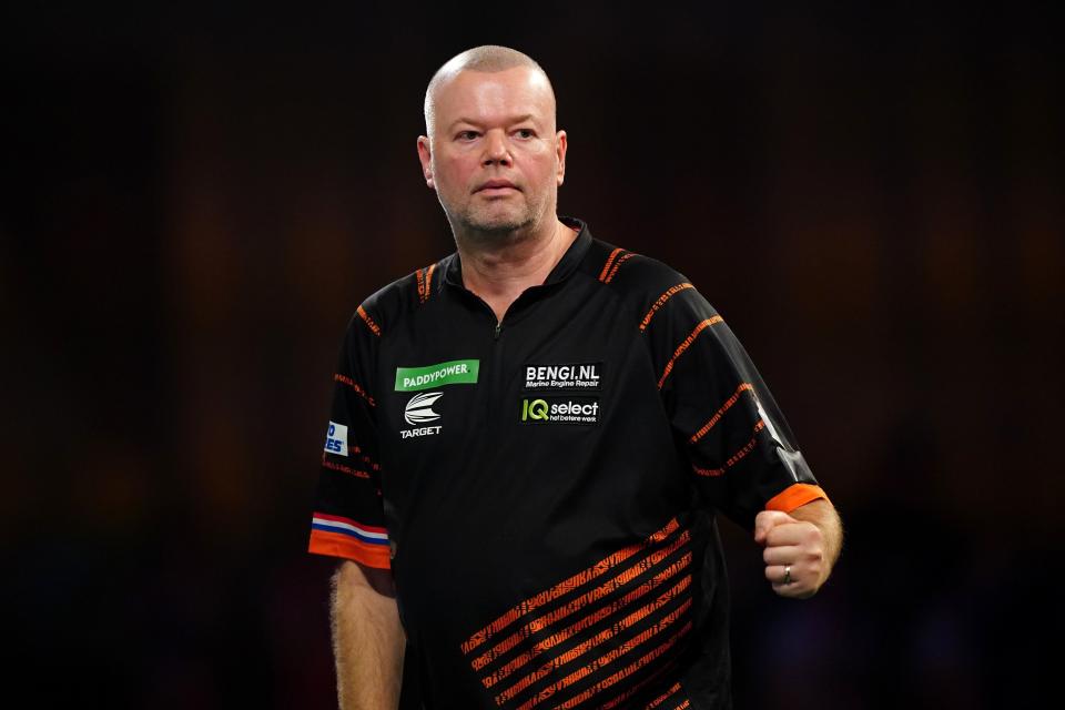 Raymond van Barneveld reached the third round of the PDC World Darts Championship with a 3-1 victory over Radek Szaganski (PA Wire)