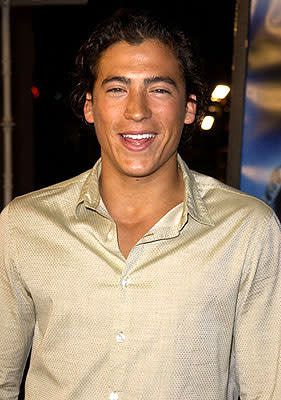Andrew Keegan , known to nobody as "The Keegster," at the Westwood premiere of K-Pax