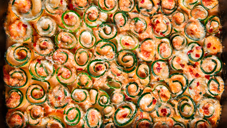 Courgette Lasagne Roll-Ups