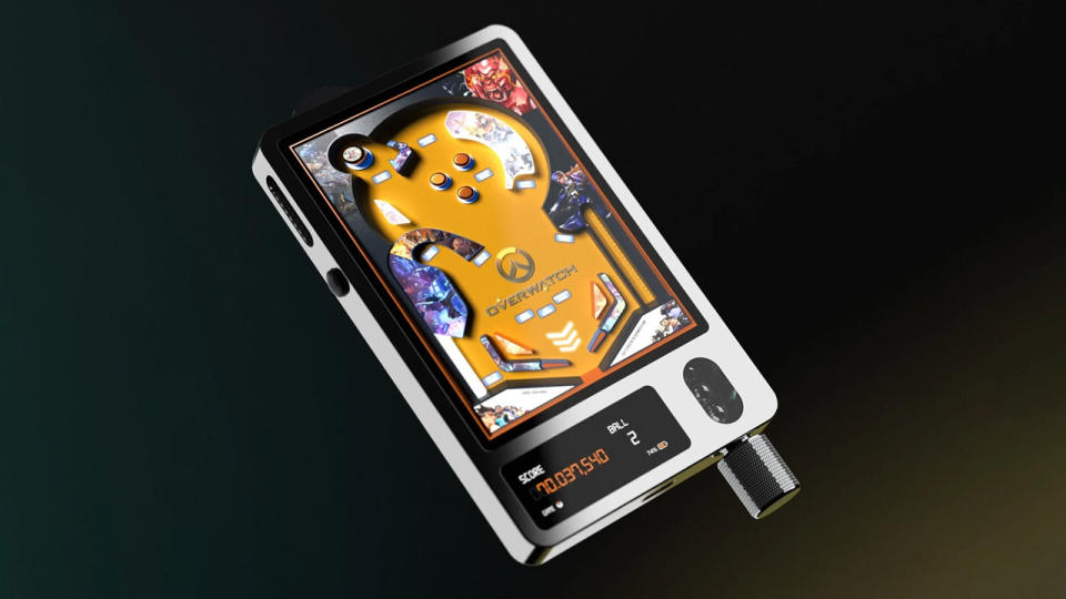 FlipOnGo pinball handheld concept
