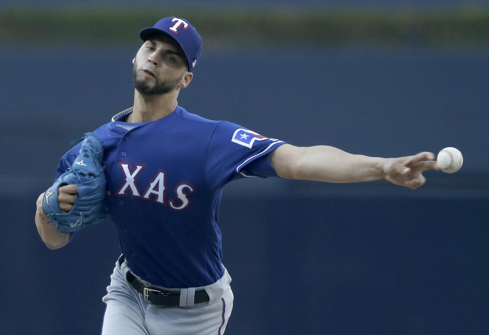 Rangers have traded reliever Alex Claudio to the Brewers. (AP)