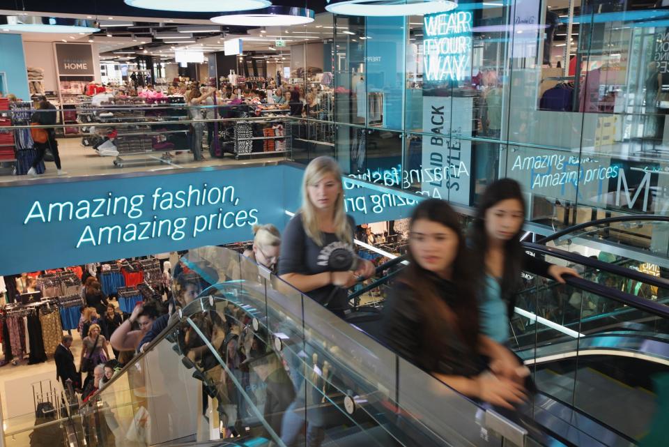 Shoppers crowd a Primark clothing store a day after the store's opening on July 12, 2012 in Berlin (Getty Images )