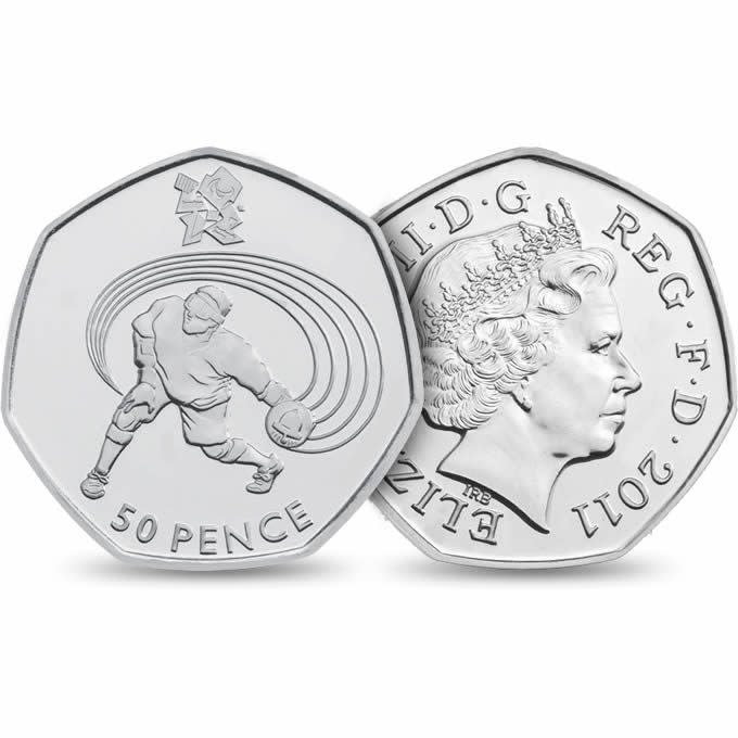 2012 Olympics Goalball 50p - Credit: Royal Mint