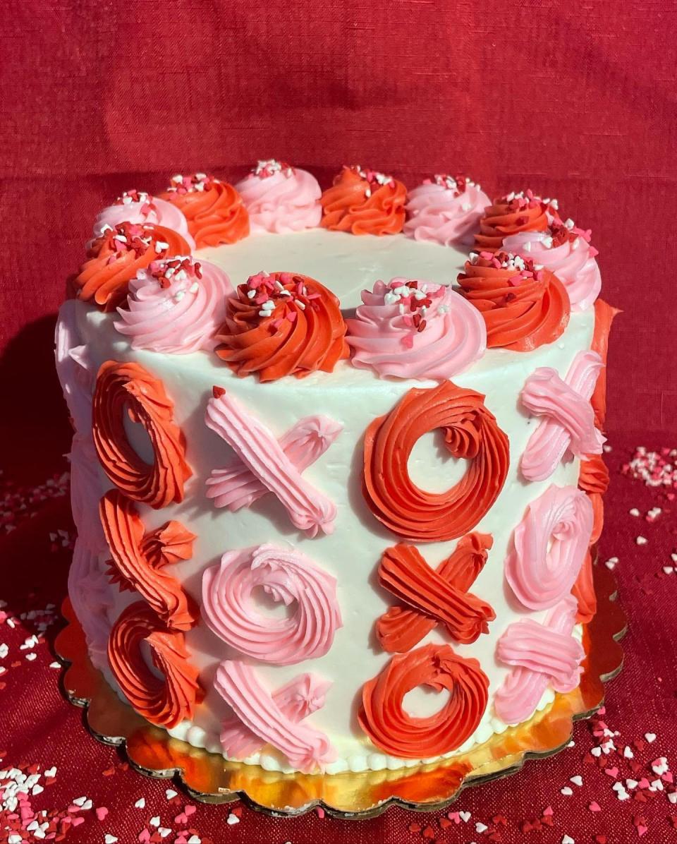 Montilio's has an assortment of Valentine's Day cakes and pastries.