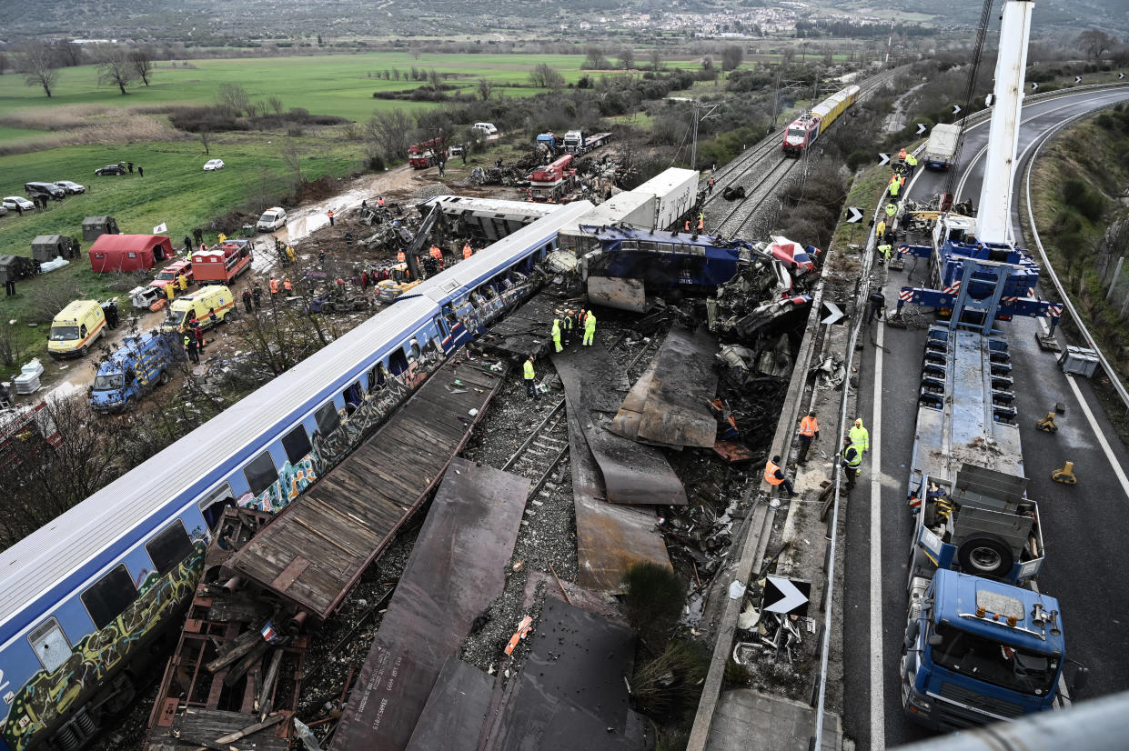La collision frontale entre deux trains le 28 février 2023 a fait 57 morts.