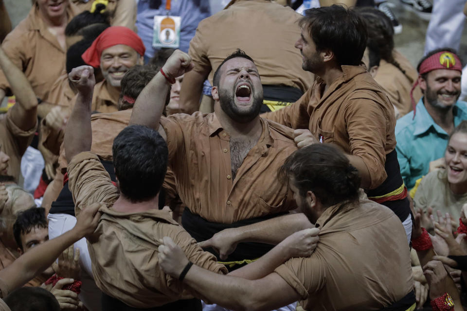 Human Tower Competition in Catalonia