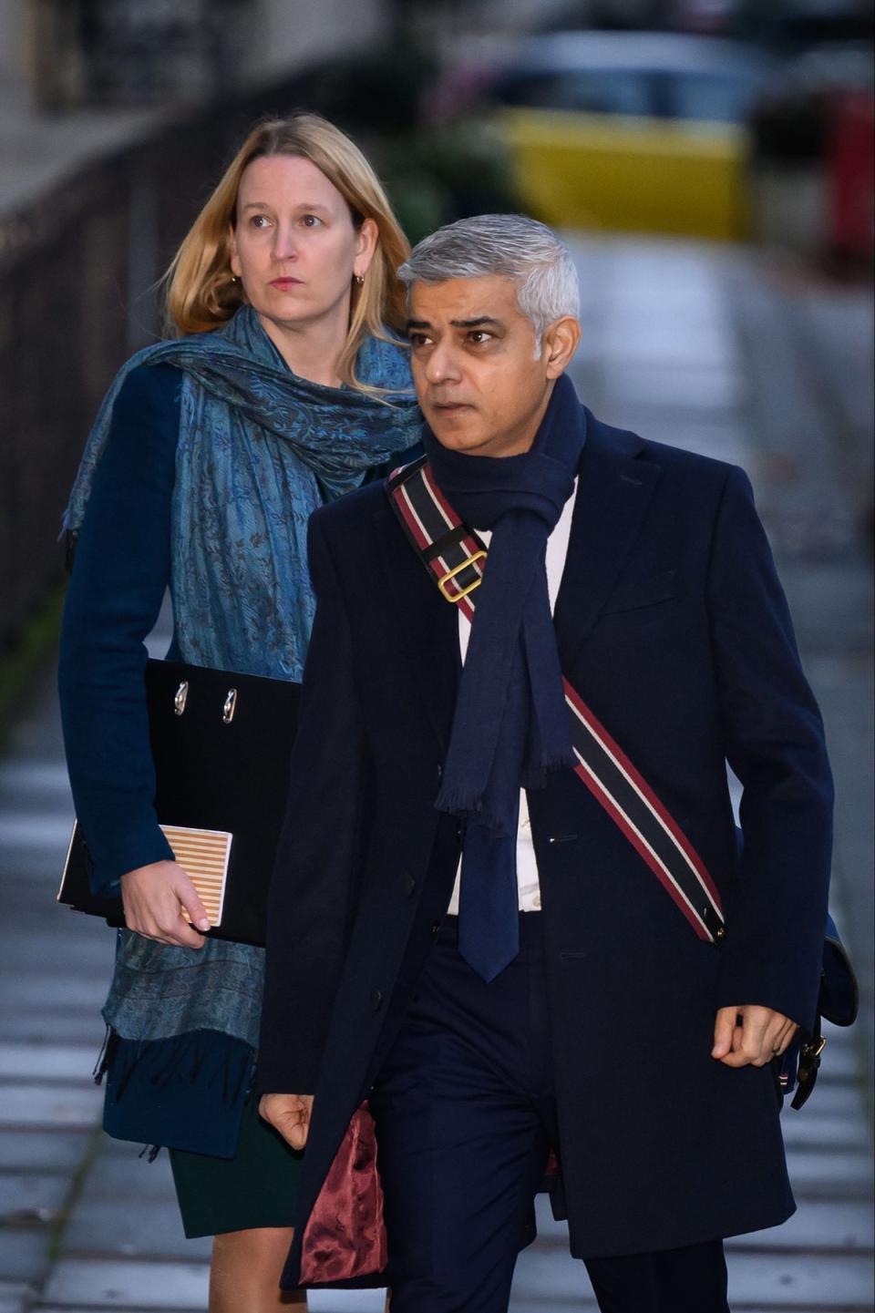 Mayor Sadiq Khan and mayoral director of operations Ali Picton (Getty Images)