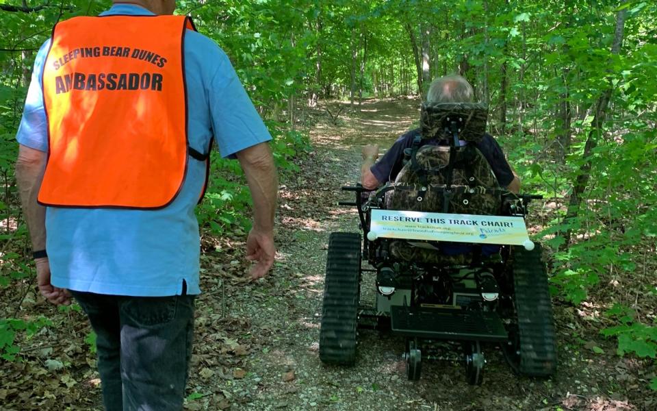 Track chair program at Sleeping Bear Dunes National Lakeshore