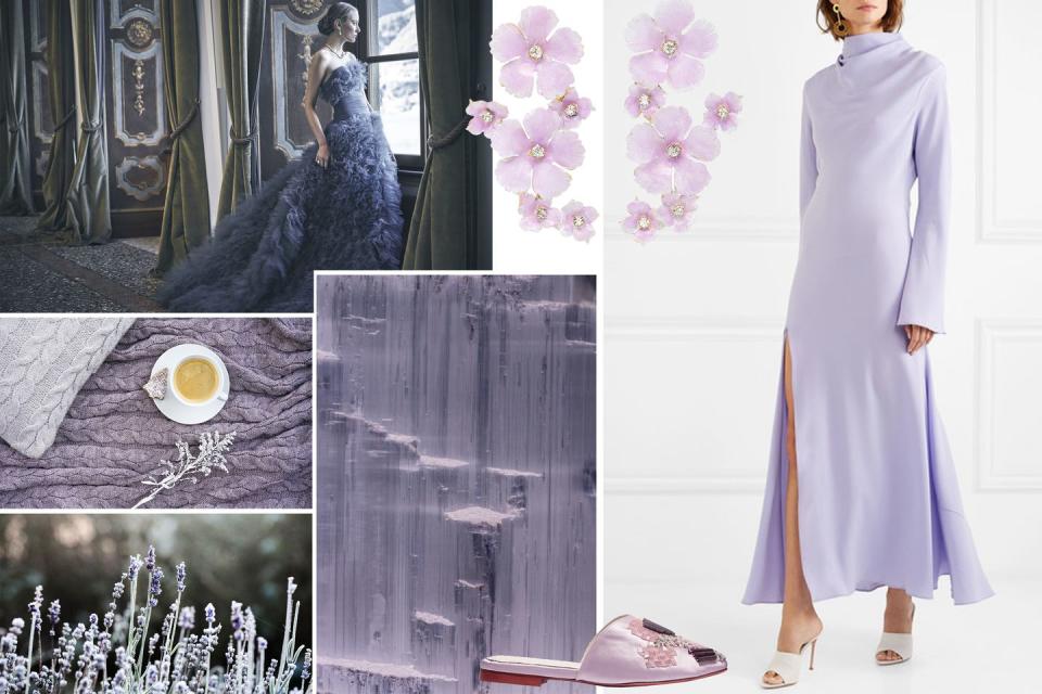 7) Lilac and Grey