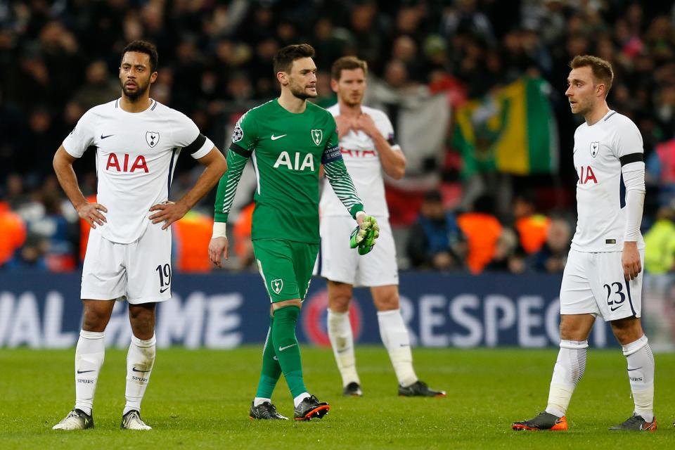 Dream team: Three of Tottenham’s four players who are currently in the best side of 2018 so far