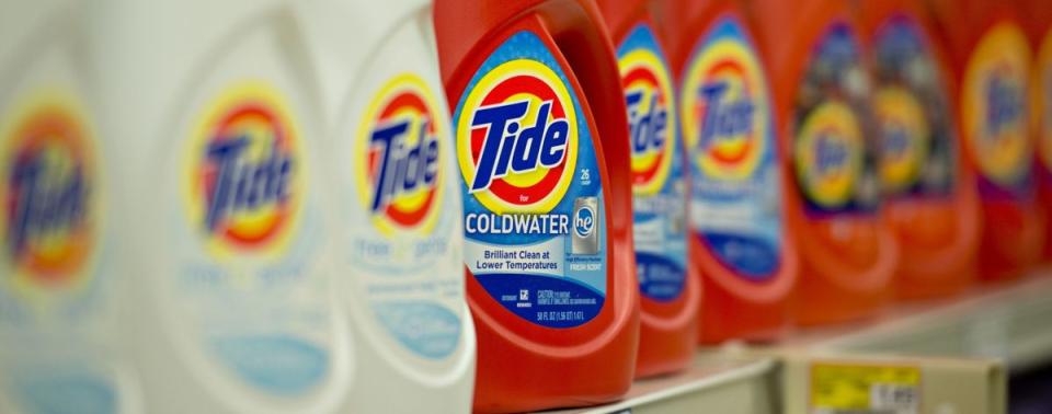 Tide bottles from P&G (Daniel Acker/Bloomberg)