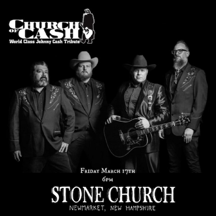 Church of Cash to perform at the Stone Church on Friday, March 17, 2023.