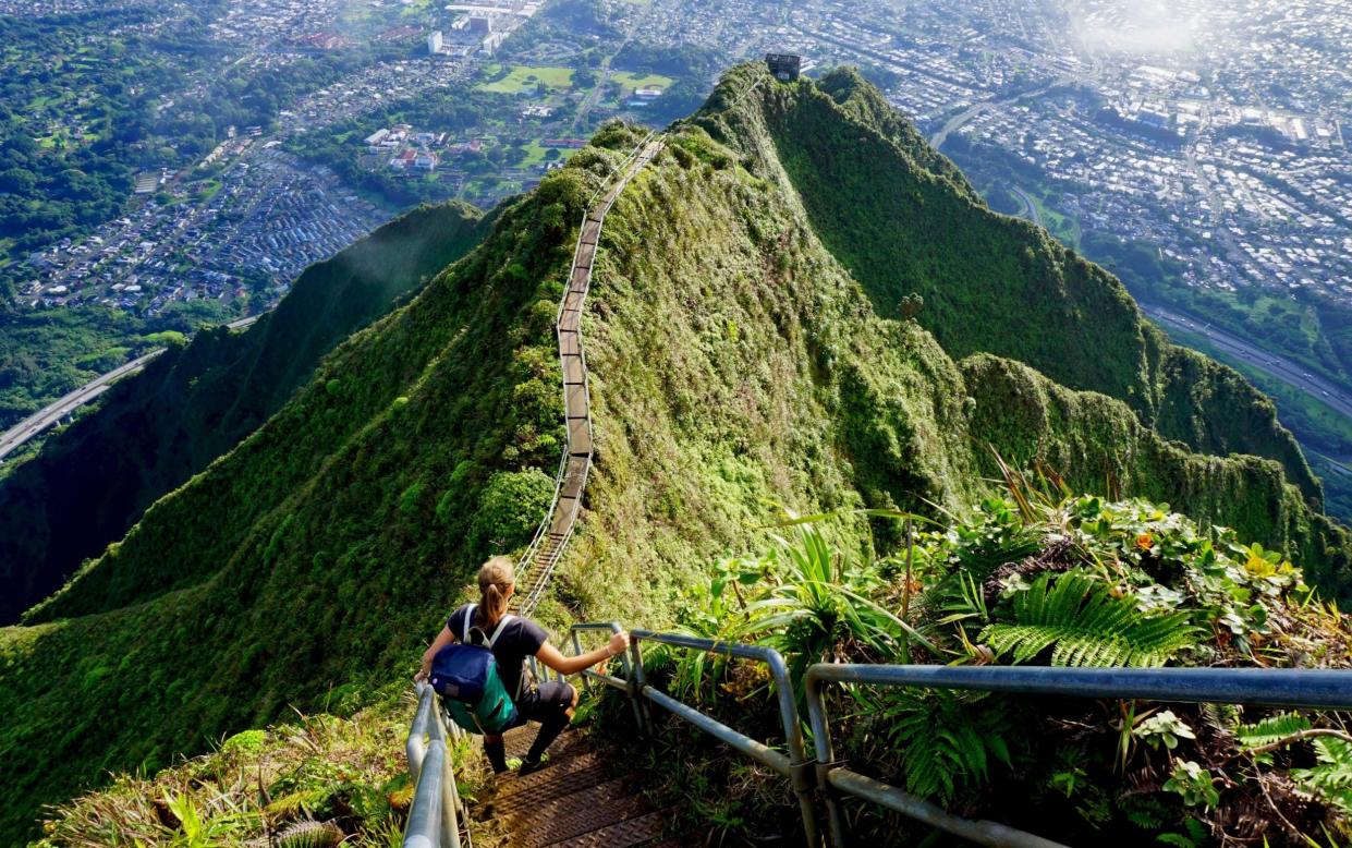 The 'Stairway to Heaven' in Hawaii, built during World War II, is to be demolished as a result of excessive tourism