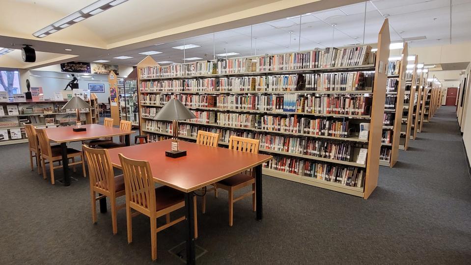 Inside of the Newark Free Library in Newark.