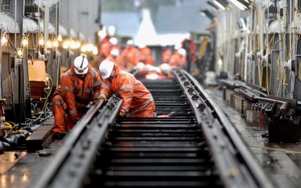 The jobs of more than 700 Carillion employees who were working on Network Rail contracts have been saved after Amey bought the contracts
