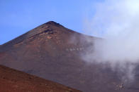 <p>Mount Etna (1982m) and its desertic look was the main difficulty of the fourth stage Cefalu – Etna (181km). </p>