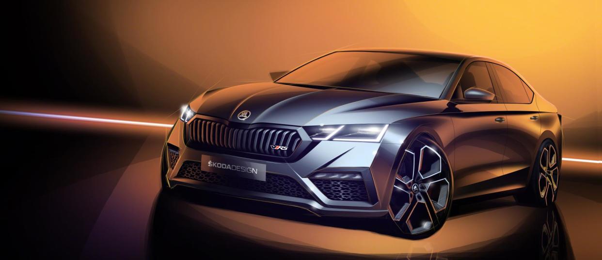 Skoda Octavia teaser sketch