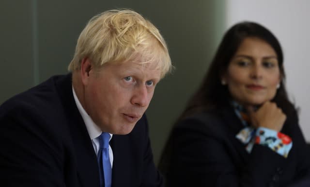 Boris Johnson, Priti Patel