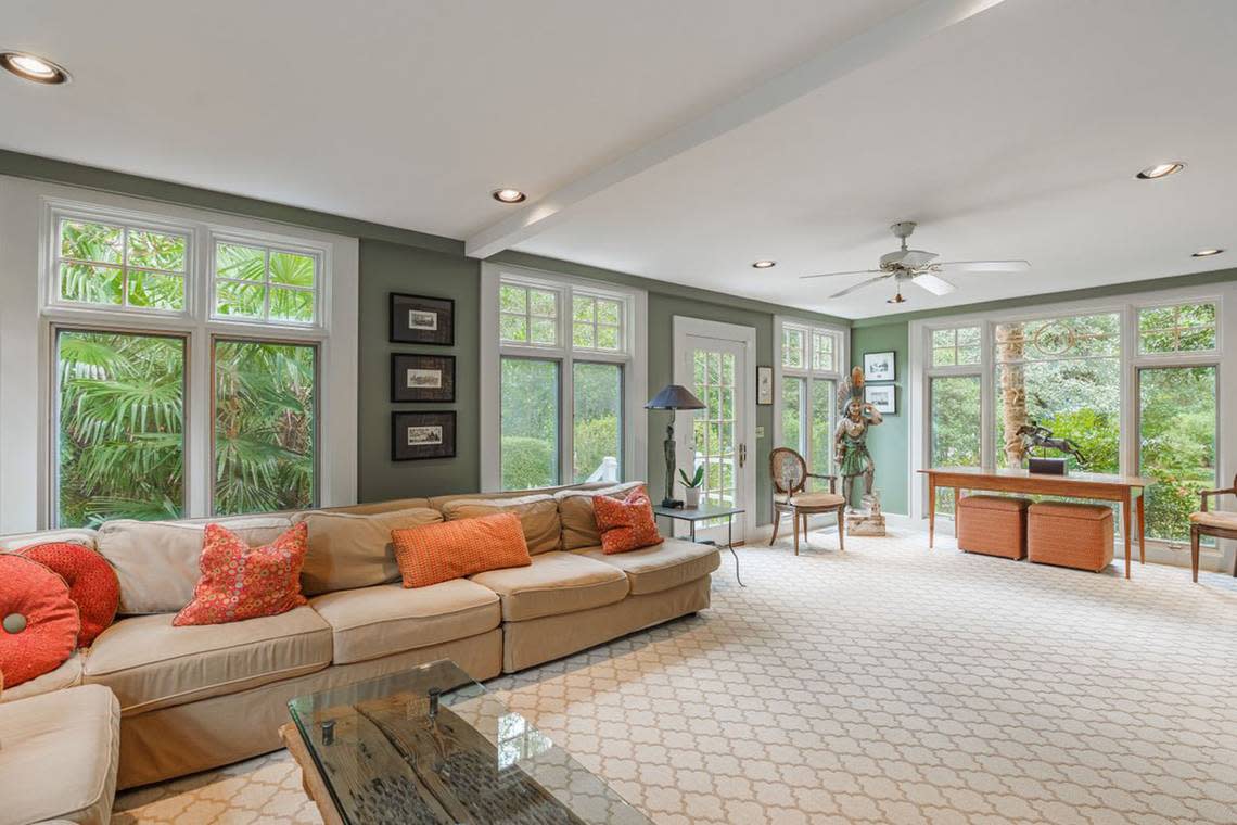 The sunroom for the Camden home.