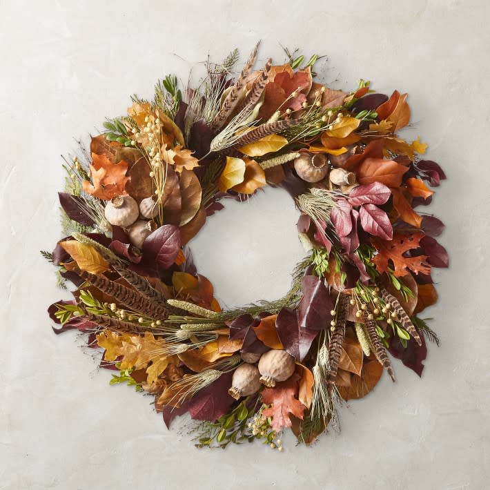 <p><a href="https://go.redirectingat.com?id=74968X1596630&url=https%3A%2F%2Fwww.williams-sonoma.com%2Fproducts%2Fpheasant-feather-wreath%2F&sref=https%3A%2F%2Fwww.veranda.com%2Fhome-decorators%2Fg29225605%2Fbest-christmas-wreaths%2F" rel="nofollow noopener" target="_blank" data-ylk="slk:Shop Now;elm:context_link;itc:0;sec:content-canvas" class="link ">Shop Now</a></p><p>Pheasant Feather Wreath</p><p>williams-sonoma.com</p><p>$109.95</p><span class="copyright">Williams Sonoma</span>