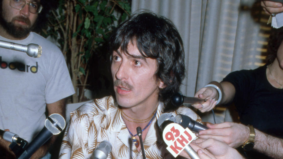 George Harrison accepted an MBE along with the other Beatles, but later turned down an OBE. (Icon and Image/Getty Images)