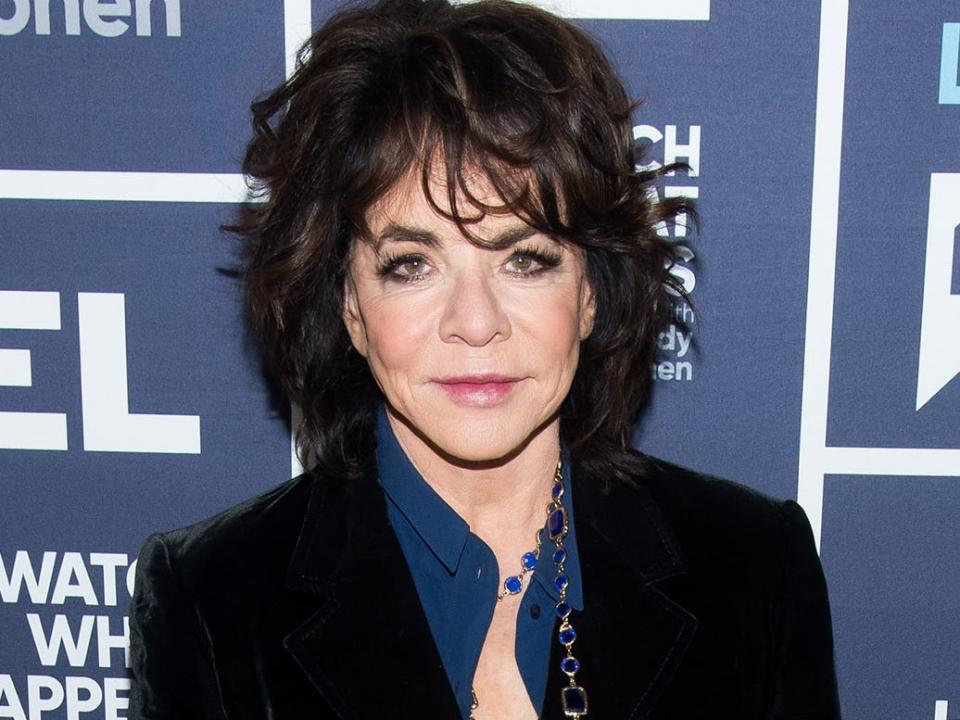 stockard channing on the red carpet at watch what happens live in 2018