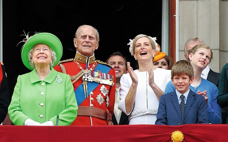 Members of the Royal family at Trooping the Colour in 2016 -  Getty Images