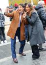 <p>Jason Biggs snaps a selfie with Mariska Hargitay on the set of <i>Law & Order: Special Victims Unit </i>on Nov. 30 in N.Y.C. </p>