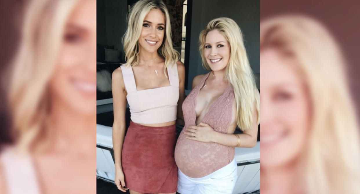 Kristin Cavallari and Heidi Pratt pose for a reunion shot. (Photo: Instagram/kristincavallari)