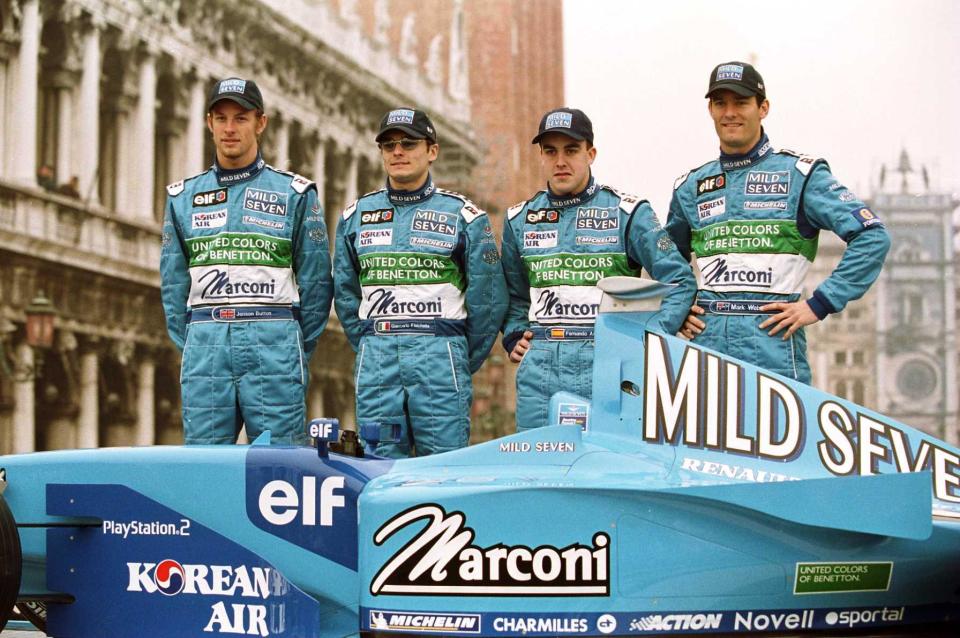 Motor Racing - Formula One - Mild Seven Benetton Renault Sport B201 car launch - Venice