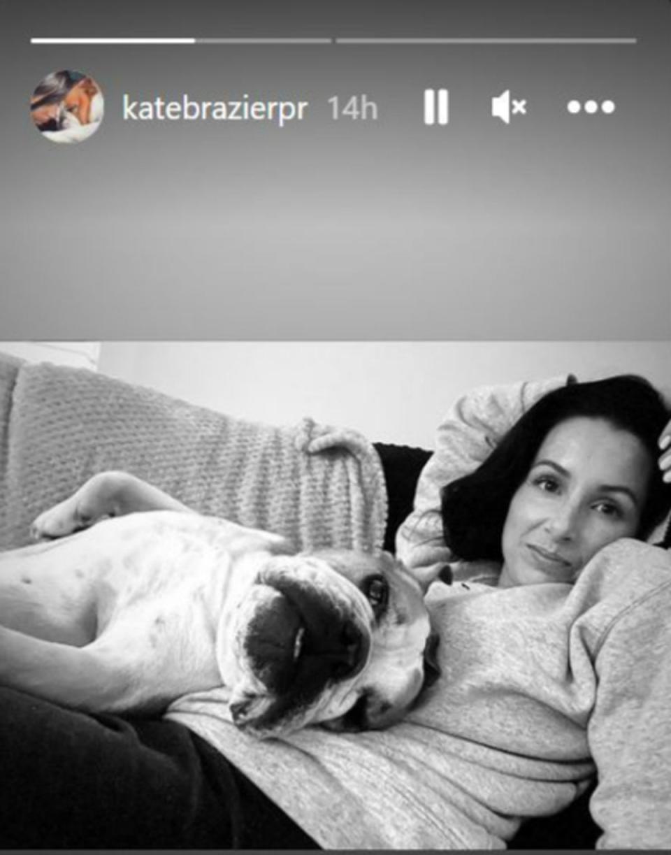 Kate Dwyer said she was ‘done’ with the day in a follow-up post (Kate Brazier / Instagram)